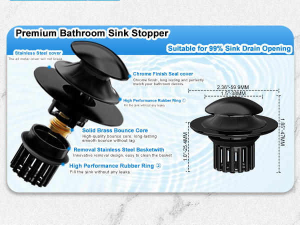 bathroom sink stopper