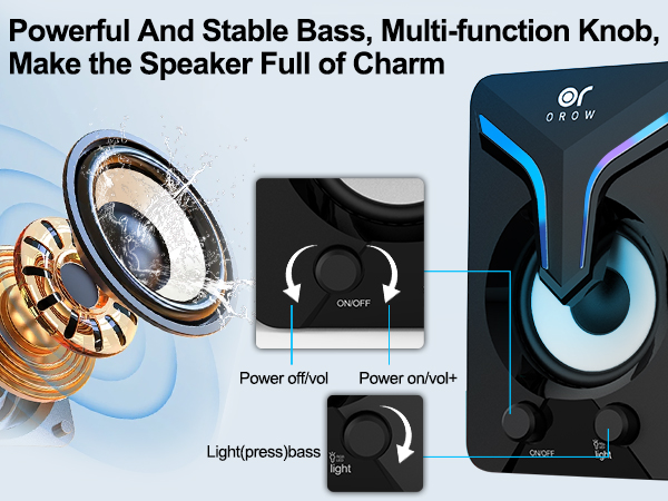 computer speaker with subwoofer