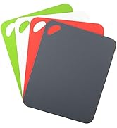 Dexas Heavy Duty Cutting Board Grippmat, Flexible Cutting Boards for Kitchen, Set of 4, Non Slip ...
