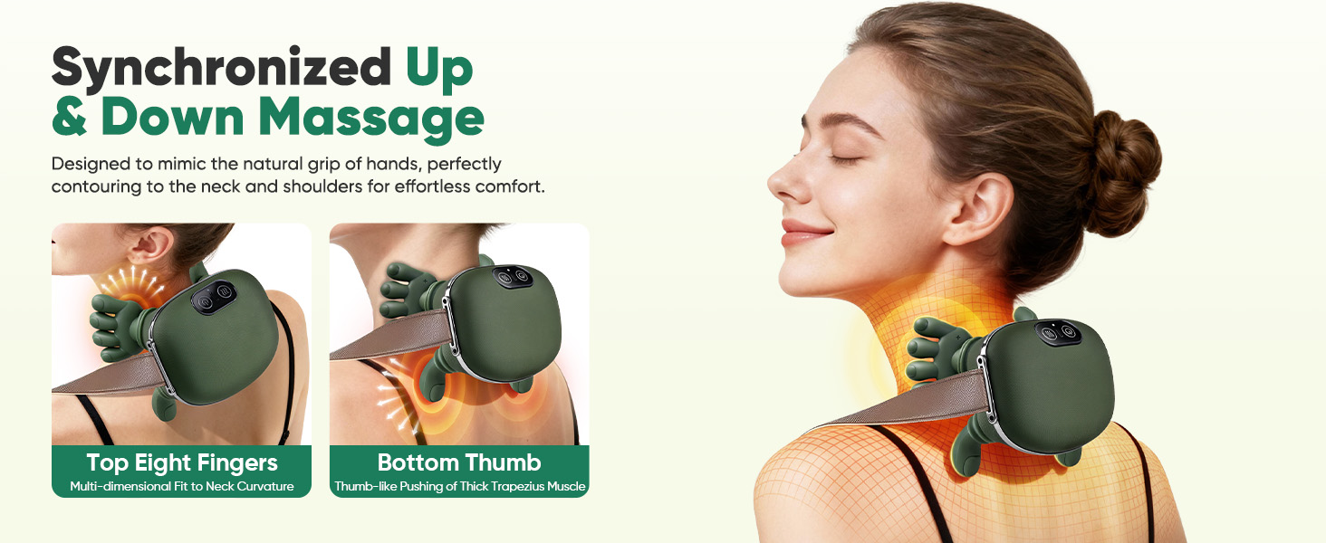 neck massager hands, portable travel hand massager, massagers for back and neck