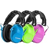 ZOHAN Kids Noise Cancelling Headphones - 25dB NRR Kids Ear Protection 3 Pack, Hearing Protection ...