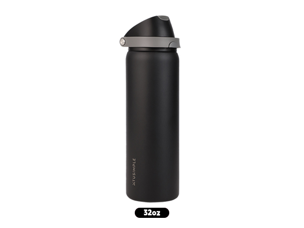 black water bottle