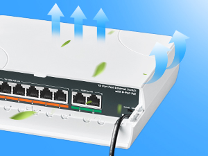 10-Port 100M Outdoor PoE Switch
