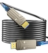 Soonsoonic Fiber Optic HDMI Cable 75ft,18Gbps 4K@60Hz(4:4:4) Unidirectional Active 2.0 Cord,Suppo...
