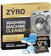 Washing Machine Cleaner Tablets | 24 Pack | Ultra Deep Clean | Eliminates Odors | Washer Cleaner ...