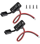 ELECTOP SAE Connector, Rectangular SAE Power Socket Sidewall Port, Weatherproof SAE Quick Connect...