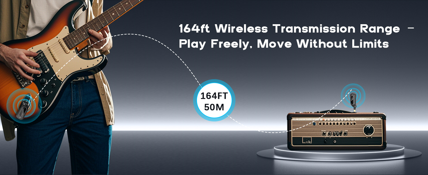 164ft Wireless Transmission Range