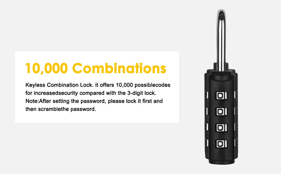 combination lock with key