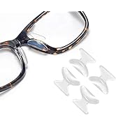 Clear Eyeglass Nose Pads - SMARTTOP Stick on 2.5mm Silicone Anti Slip Adhesive Eyewear Nose Pads ...