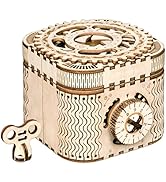 ROBOTIME 3D Wooden Puzzles for Adults, Treasure Box 3D Puzzle Mechanical Ring Box, Gift Choice Ho...