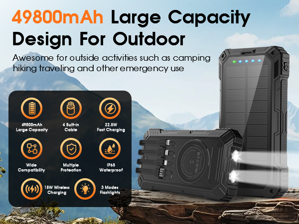 49800mah Large Capacity