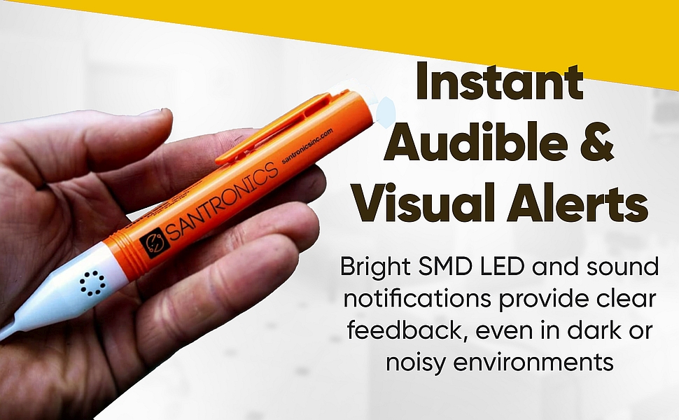 Instant Audible and Visual Alerts