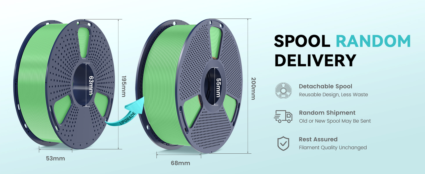 SUNLU 3D Printer Filament, Neatly Wound PLA Meta Filament 1.75mm