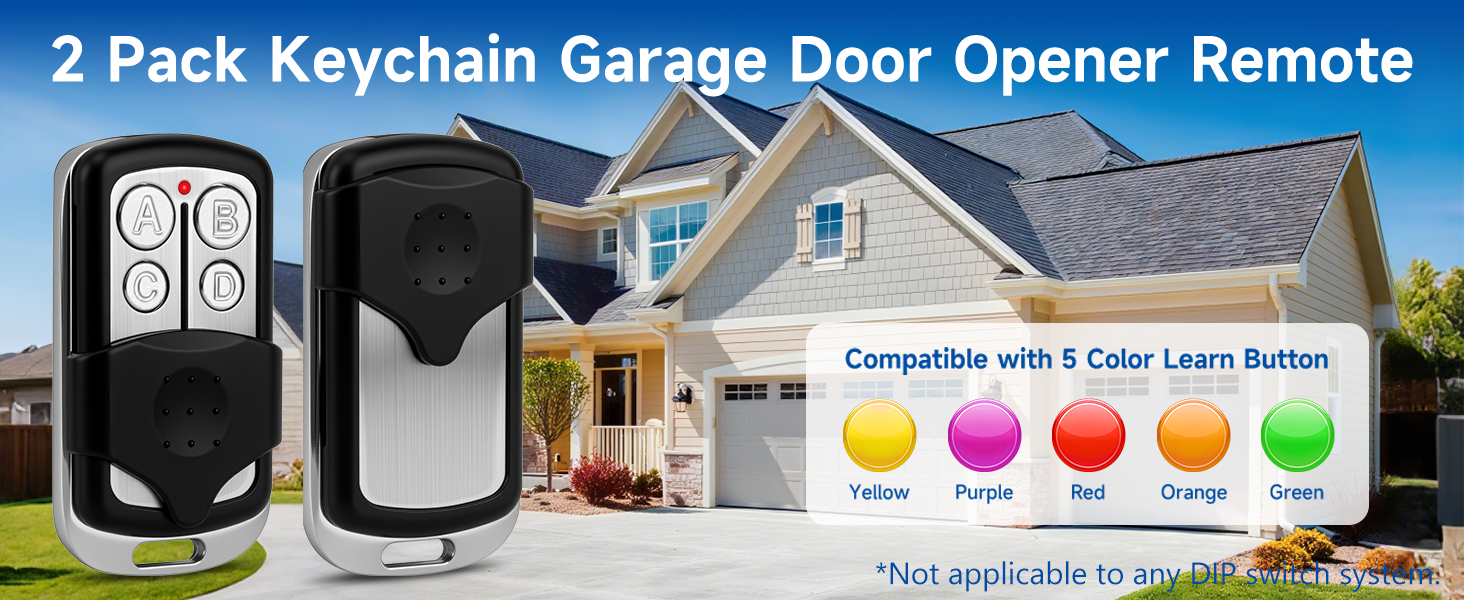 2 for LiftMaster Chamberlain Craftsman Universal Garage Door Opener Remote 893MAX 893LM