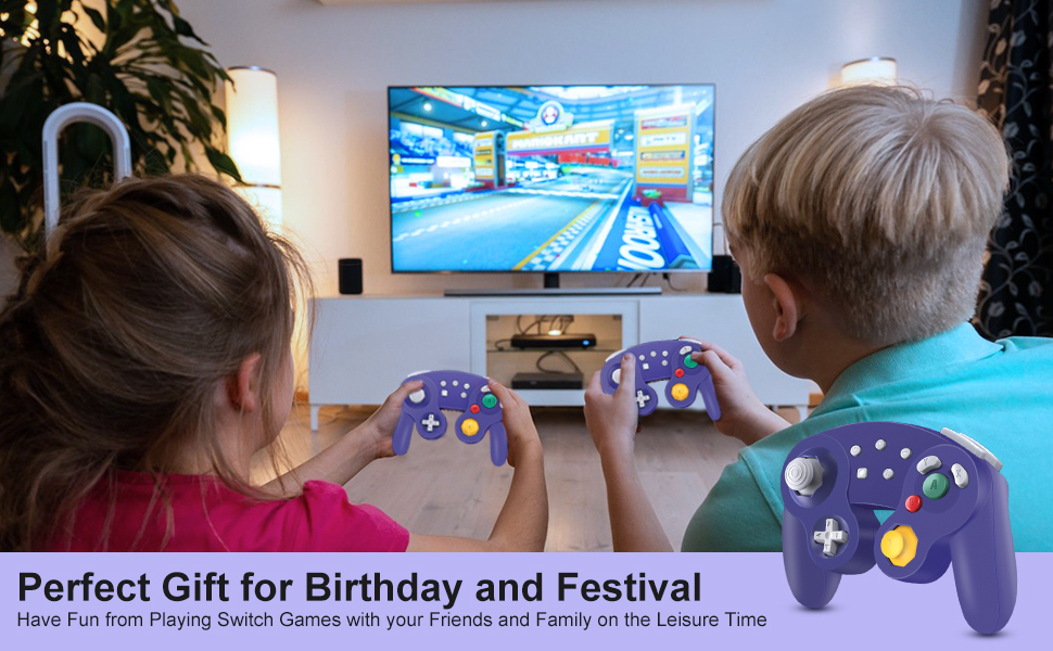 perfect gift for birthday and festival wireless gamecube controller switch