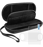 ProProtective Case for Sony Playstation Vita 2000 with Screen Protectors, AFUNTA Tempered Glass f...