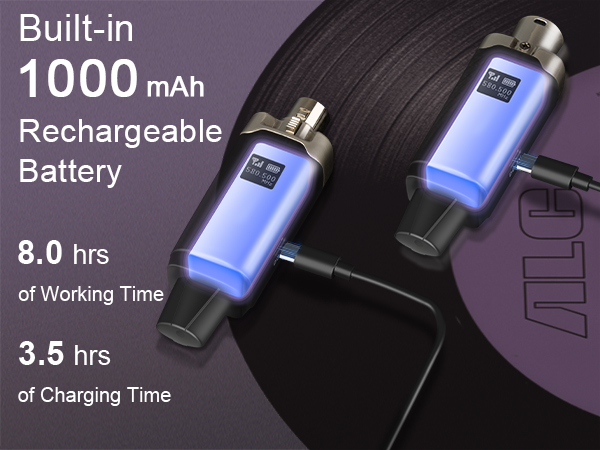  Wireless Microphone Transmitter Receiver