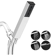 Hibbent cUPC Certified Handheld Shower Head, High Pressure 4 Spray Stainless Steel Showerhead, Bu...