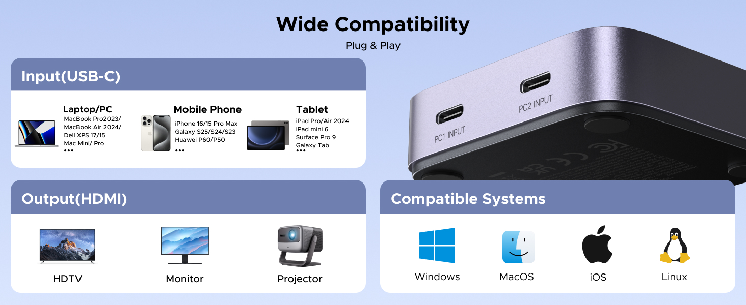 type c switch 2 in 1