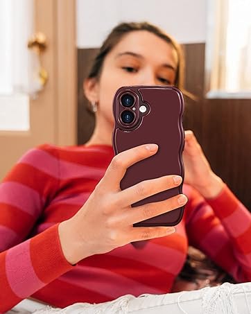 wine red phone case