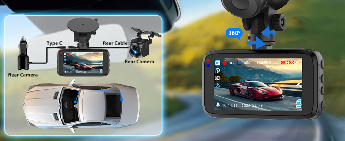 dashboard camera for cars