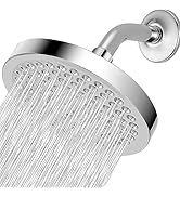 Nuodan High Pressure Rain Shower Head with Arm - High Flow Rainfall Showerhead - Luxury Modern Lo...