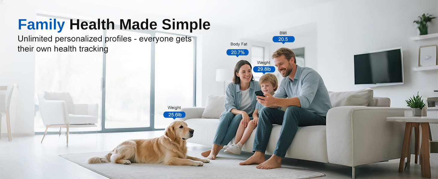 ge smart scale with BMI body fat on-scale display