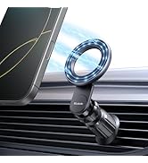 mcdodo iPhone Magsafe Car Mount - Magnetic Phone Holder for Car Vent Dashboard, Support 360 Degre...