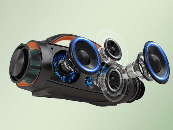 DOSS Extreme Boom Pro Loud Outdoor Speaker