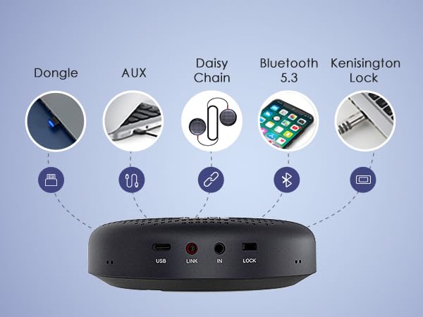 Connection Methods of EMEET Luna Plus bluetooth speaker