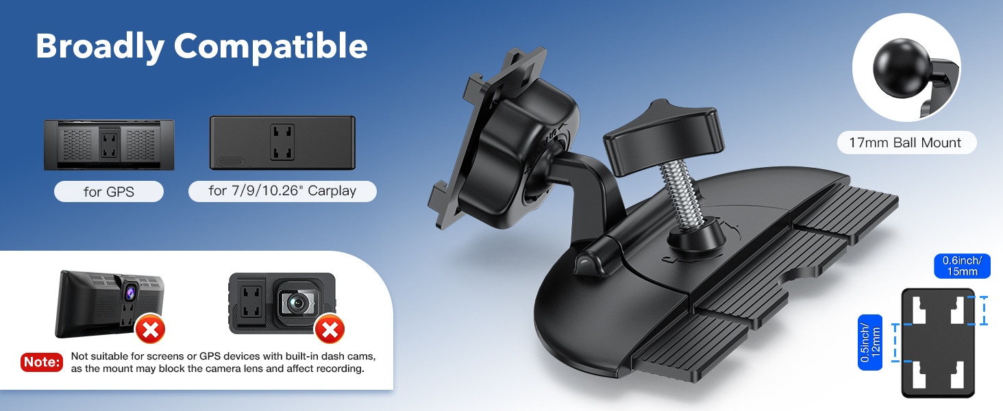 CD Slot Mount for Carplay Screen