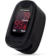 CONTEC CMS50M Fingertip Pulse Oximeter Blood Oxygen Saturation Monitor SpO2 and PR Value Waveform...