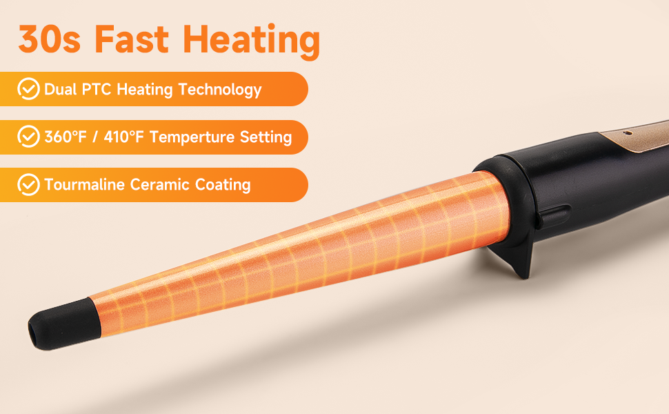 0.5 - 1 Inch Curling Wand