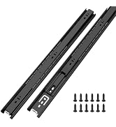 LONTAN Full Extension Ball Bearing Drawer Slides 8 10 12 14 16 18 20 22 24 Inch Heavy Duty Side M...