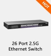 24 Port 2.5G + 2 Port 10G SFP+ Ethernet Switch, NICGIGA 26 Port 2.5Gb Network Switch Unmanaged, P...