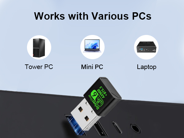 usb wifi 6 adapter for pc