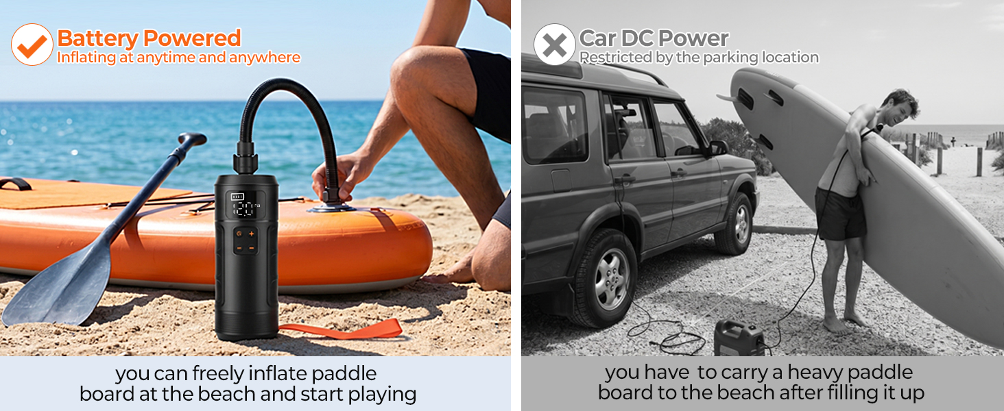 paddle board electric pump