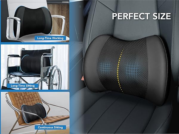 back support for car seat driver, office chairs, wheelchairs