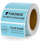 Colorful Thermal Labels 1 × 2 Inch