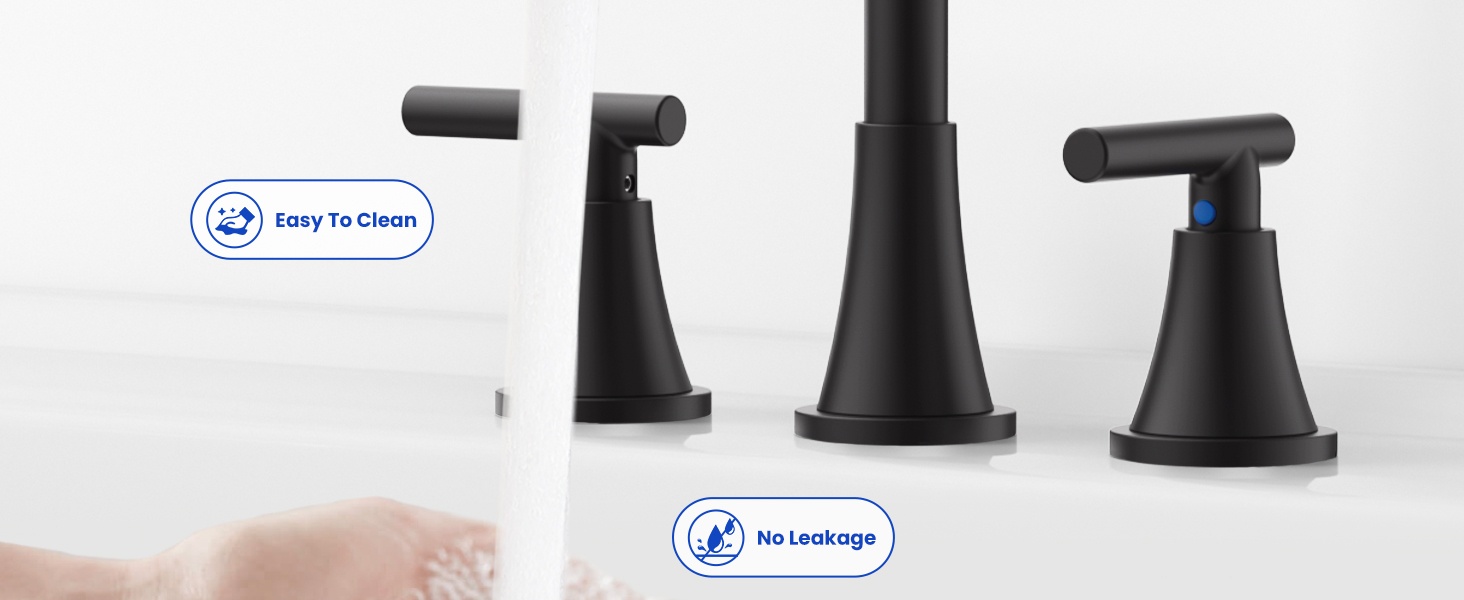 White Bathroom Sink Faucet Bathroom Faucets for Sink 3 Hole Faucet for Bathroom Sink Vanity RV