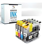 CMYi LC103 Replacement Combo Pack Ink Cartridges for Brother DCP-J132W, J152W, J172W, J4110DW, J5...