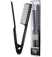 HerStyler Comb For Straightening Hair - Hair Styling Comb For Great Tresses - Flat Iron Comb With...