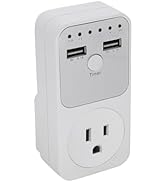 Mulcort Countdown Timer Outlet Multifunctional Voltage Protector Intelligent Countdown Timer Sock...