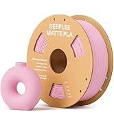 DEEPLEE Matte PLA Filament 1.75mm, 3D Printer Filament Dimensional Accuracy +/- 0.02mm, No Cloggi...