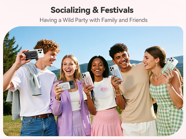 Haloun Magnetic Power Bank pink-5-4