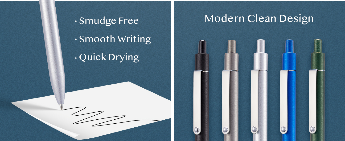 Pens Gel Pens Pen Cute Pens Ink Pens Ballpoint Pens Fine Point Smooth Writing Pens Black Pens