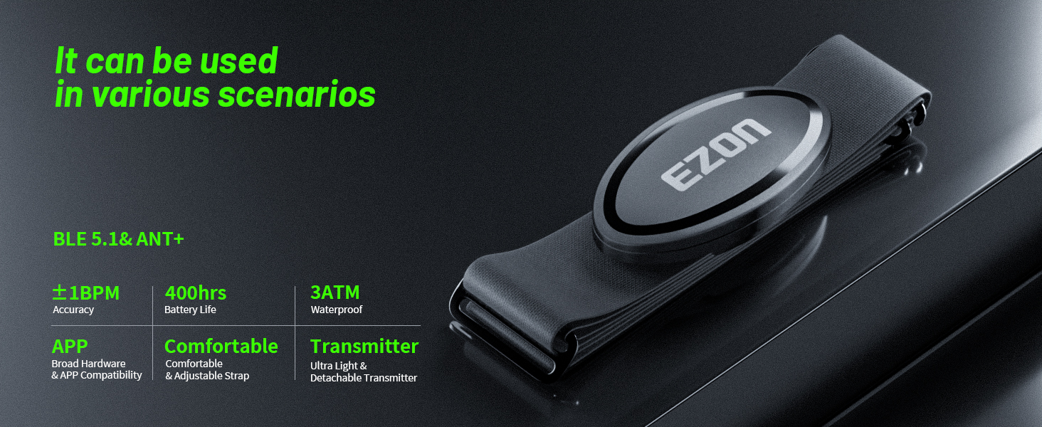 Heart Rate Monitor Chest Strap