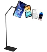 Tablet Floor Stand for ipad,Kindle,Portable Monitor Floor Stand Holder for 15.6'',16'',Overhead B...