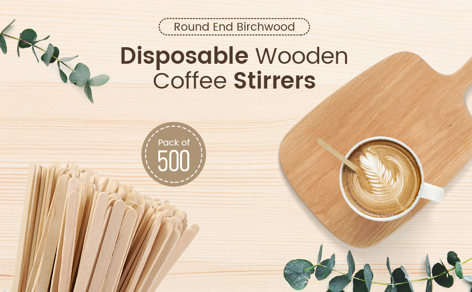 COFFE STIRRERS Wood Stir Sticks
