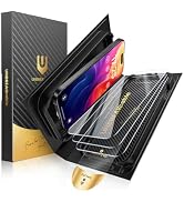 UNBREAKcable for iPhone 15 Plus Screen Protector [Quick-Installation Box] 3-Pack 9H+ Hardness Sha...